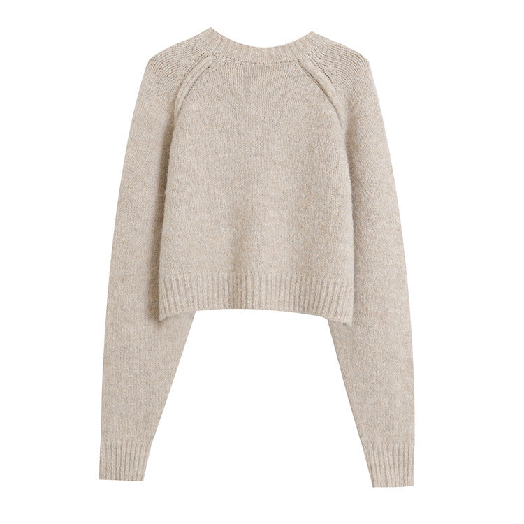 Chic Splicing Pullover Sweater for Women