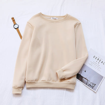 New Women Pullover Solid Color Sweater