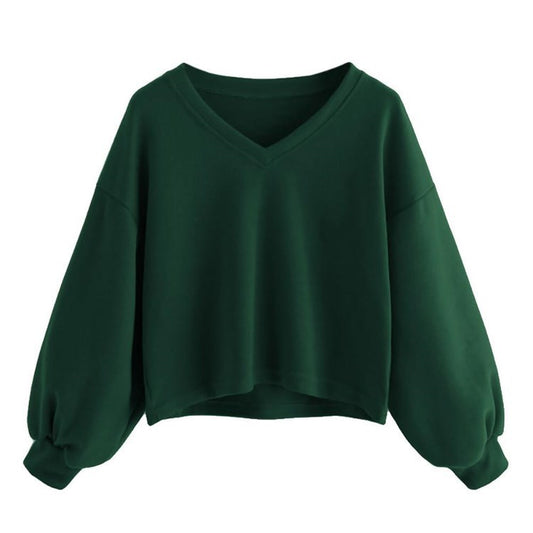 Charming Green U-Neck Knitted Vest for Women