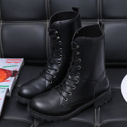 Stylish Martin Boots: Versatile Leather Footwear