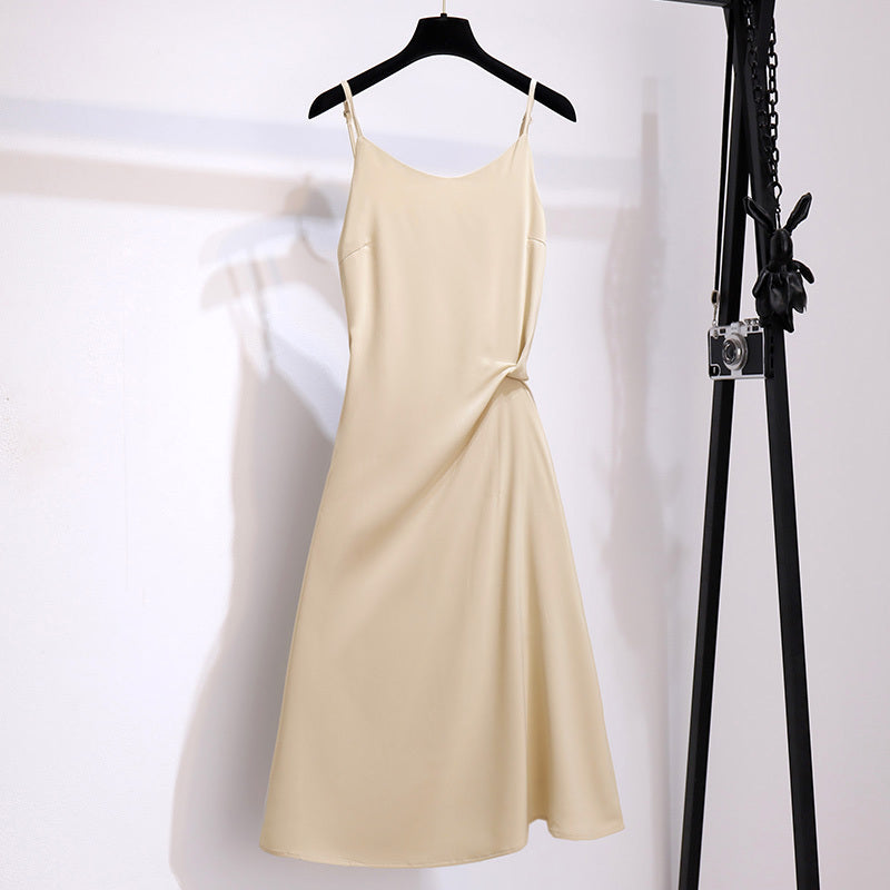 Chic Asymmetrical Midi Dress for Women