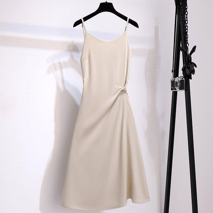 Chic Asymmetrical Midi Dress for Women