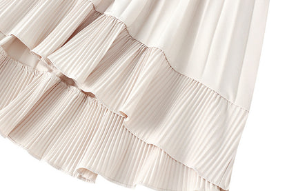 Chic & Flowy Summer A-Line Ruffled Cake Skirt