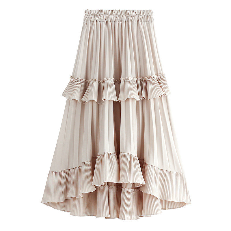 Chic & Flowy Summer A-Line Ruffled Cake Skirt