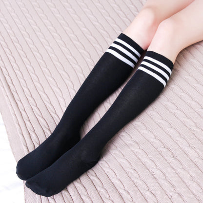 Chic Women's Striped Long Socks