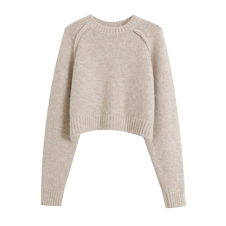 Chic Splicing Pullover Sweater for Women