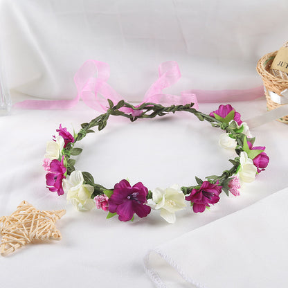 Garland Hair Accessories Seaside Holiday Photo Studio Photography Headband Hair Band