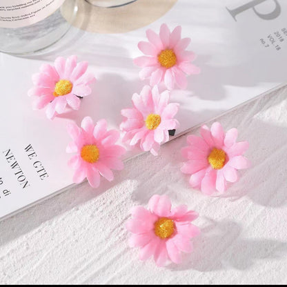 Charming Sunflower Hair Clip Set for Women