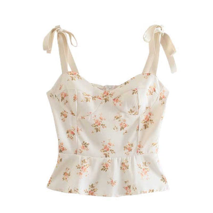 Ladies Fashion Ruffle Hem Camisole Top