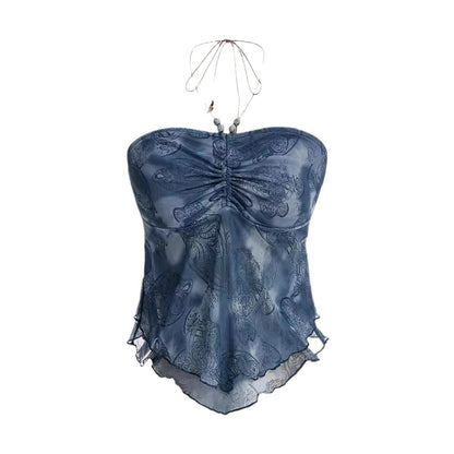 Tie-dyed Fashion Personalized Tube Top For Women