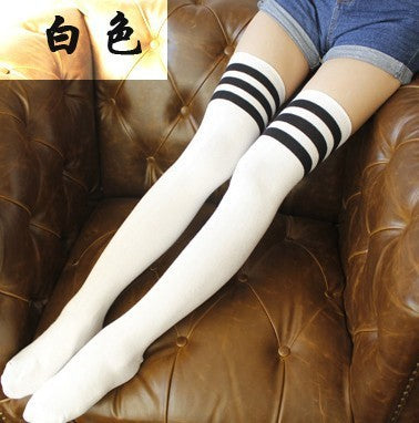 Chic Women's Striped Long Socks