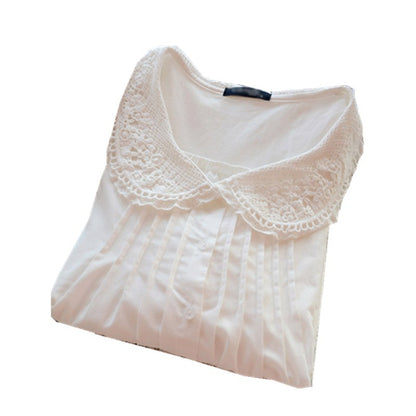 New Sweet Baby Shirt Puff Sleeve Shirt Lace Lace