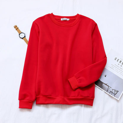 New Women Pullover Solid Color Sweater